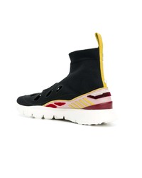 Женские черные высокие кеды от Valentino
