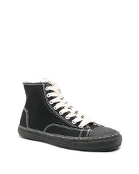 Мужские черные высокие кеды от Maison Mihara Yasuhiro