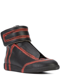 Женские черные высокие кеды от Maison Margiela