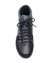 Мужские черные высокие кеды от Tommy Hilfiger