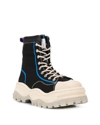 Мужские черные высокие кеды от Eytys