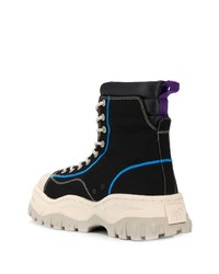 Мужские черные высокие кеды от Eytys