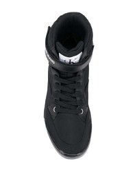 Женские черные высокие кеды от Calvin Klein Jeans