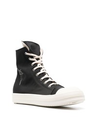 Мужские черные высокие кеды от Rick Owens DRKSHDW