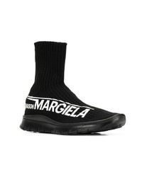 Мужские черные высокие кеды от Maison Margiela