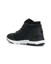 Мужские черные высокие кеды от Armani Jeans