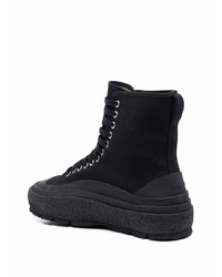 Мужские черные высокие кеды от Jil Sander