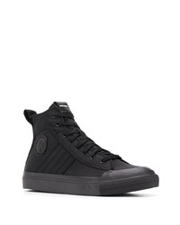 Мужские черные высокие кеды от Diesel
