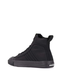 Мужские черные высокие кеды от Diesel