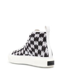 Мужские черные высокие кеды от Amiri