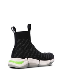 Мужские черные высокие кеды от Karl Lagerfeld