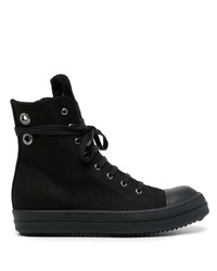 Мужские черные высокие кеды от Rick Owens DRKSHDW