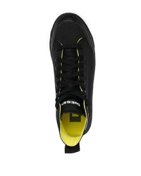 Мужские черные высокие кеды от Diesel