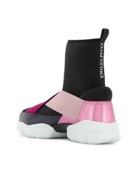 Женские черные высокие кеды от Emilio Pucci