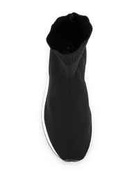 Мужские черные высокие кеды от Joshua Sanders