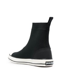 Мужские черные высокие кеды от Palm Angels