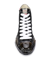 Мужские черные высокие кеды от Maison Mihara Yasuhiro