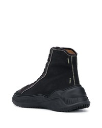 Мужские черные высокие кеды от Oamc