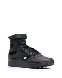 Мужские черные высокие кеды от Maison Margiela x Reebok