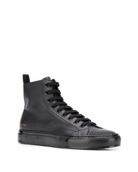 Мужские черные высокие кеды от Common Projects