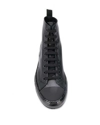 Мужские черные высокие кеды от Common Projects