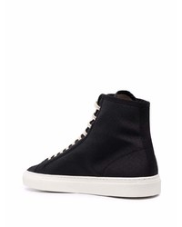 Мужские черные высокие кеды от Common Projects