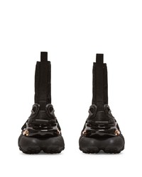 Мужские черные высокие кеды от Balmain