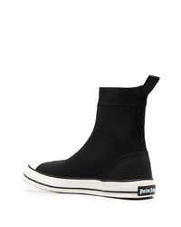 Мужские черные высокие кеды от Palm Angels