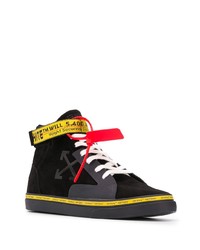 Мужские черные высокие кеды от Off-White