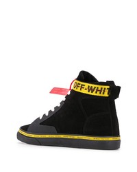 Мужские черные высокие кеды от Off-White