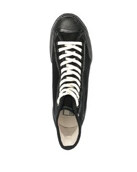 Мужские черные высокие кеды от Superga