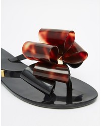 Черные вьетнамки от Melissa