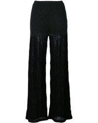 Женские черные вязаные брюки от M Missoni