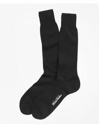 Черные вязаные носки