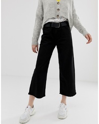 Черные джинсовые брюки-кюлоты от Daisy Street
