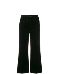 Черные джинсовые брюки-кюлоты от J Brand