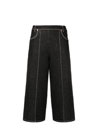 Черные джинсовые брюки-кюлоты от See by Chloe