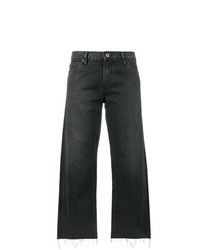Черные джинсовые брюки-кюлоты от Simon Miller