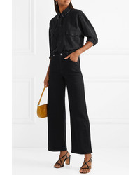 Черные джинсовые широкие брюки от Eve Denim