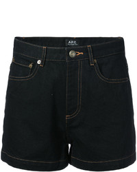 Женские черные джинсовые шорты от A.P.C.