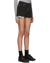 Женские черные джинсовые шорты от RE/DONE