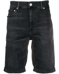 Мужские черные джинсовые шорты от Calvin Klein Jeans