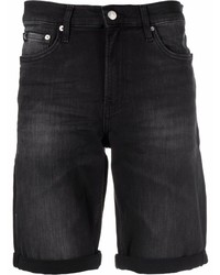 Мужские черные джинсовые шорты от Calvin Klein Jeans