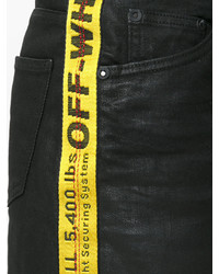 Женские черные джинсовые шорты от Off-White