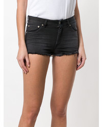 Женские черные джинсовые шорты от Dondup