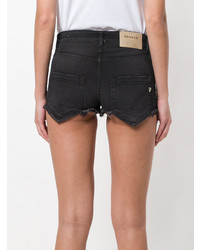 Женские черные джинсовые шорты от Dondup