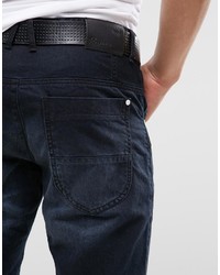 Мужские черные джинсовые шорты от Crosshatch