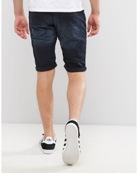 Мужские черные джинсовые шорты от Crosshatch