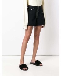 Женские черные джинсовые шорты от Off-White