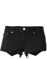 Женские черные джинсовые шорты от Dondup